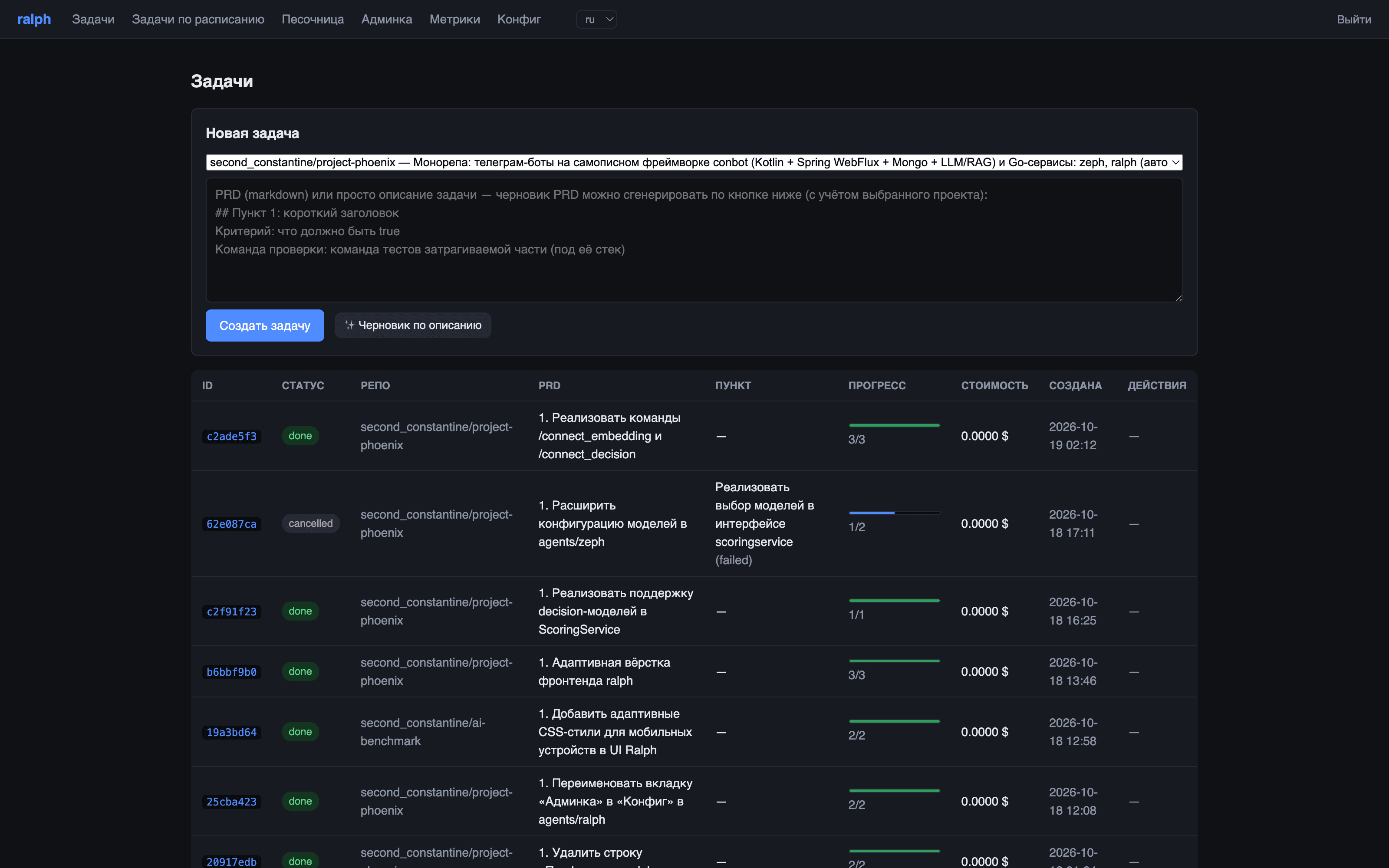 Как я пишу почти автономного агента для разработки своих пет-проектов