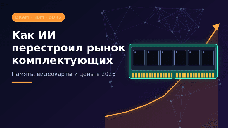 Как ИИ‑бум перестроил рынок компьютерных комплектующих: память, видеокарты и цены в 2 026 году