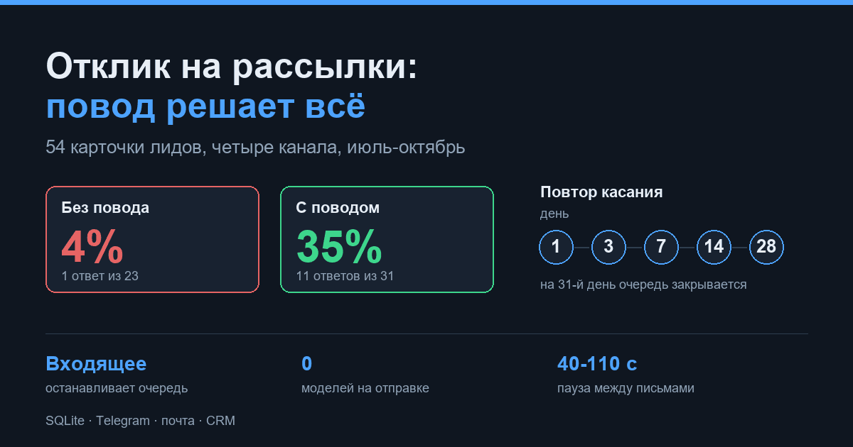 Как я получаю хороший отклик на свои рассылки