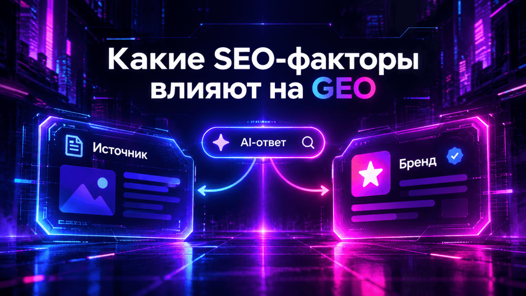 GEO-факторы ранжирования в ответах нейросетей