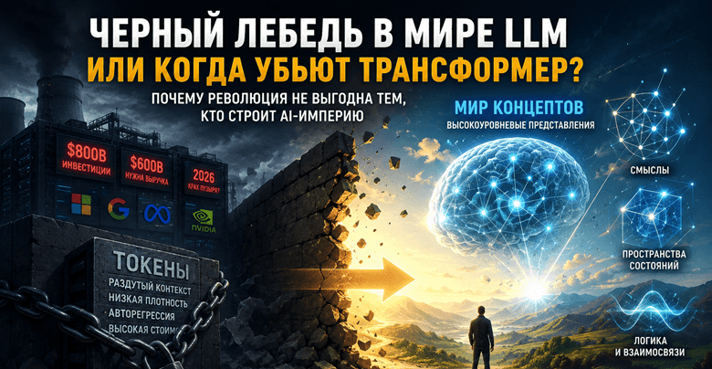 Черный лебедь в мире LLM или когда убьют трансформер?