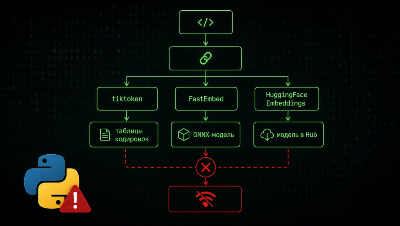 Приложение упало в закрытом контуре: скрытые загрузки в Python‑библиотеках для ML