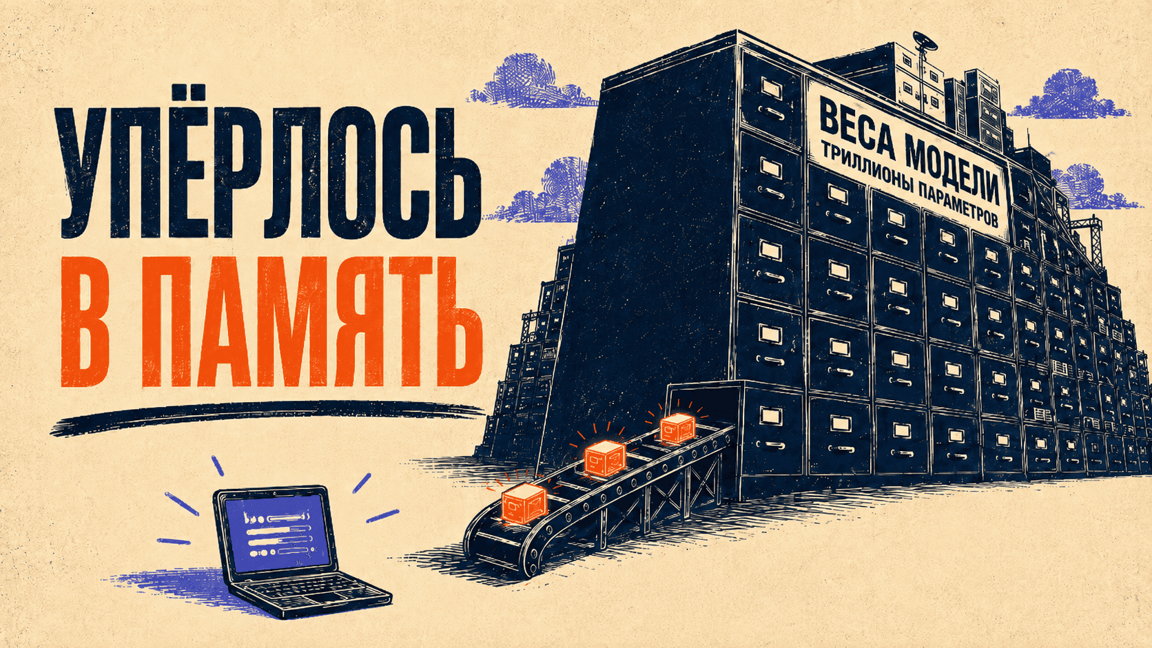 Как запустить LLM на 2,8 трлн параметров на ноутбуке