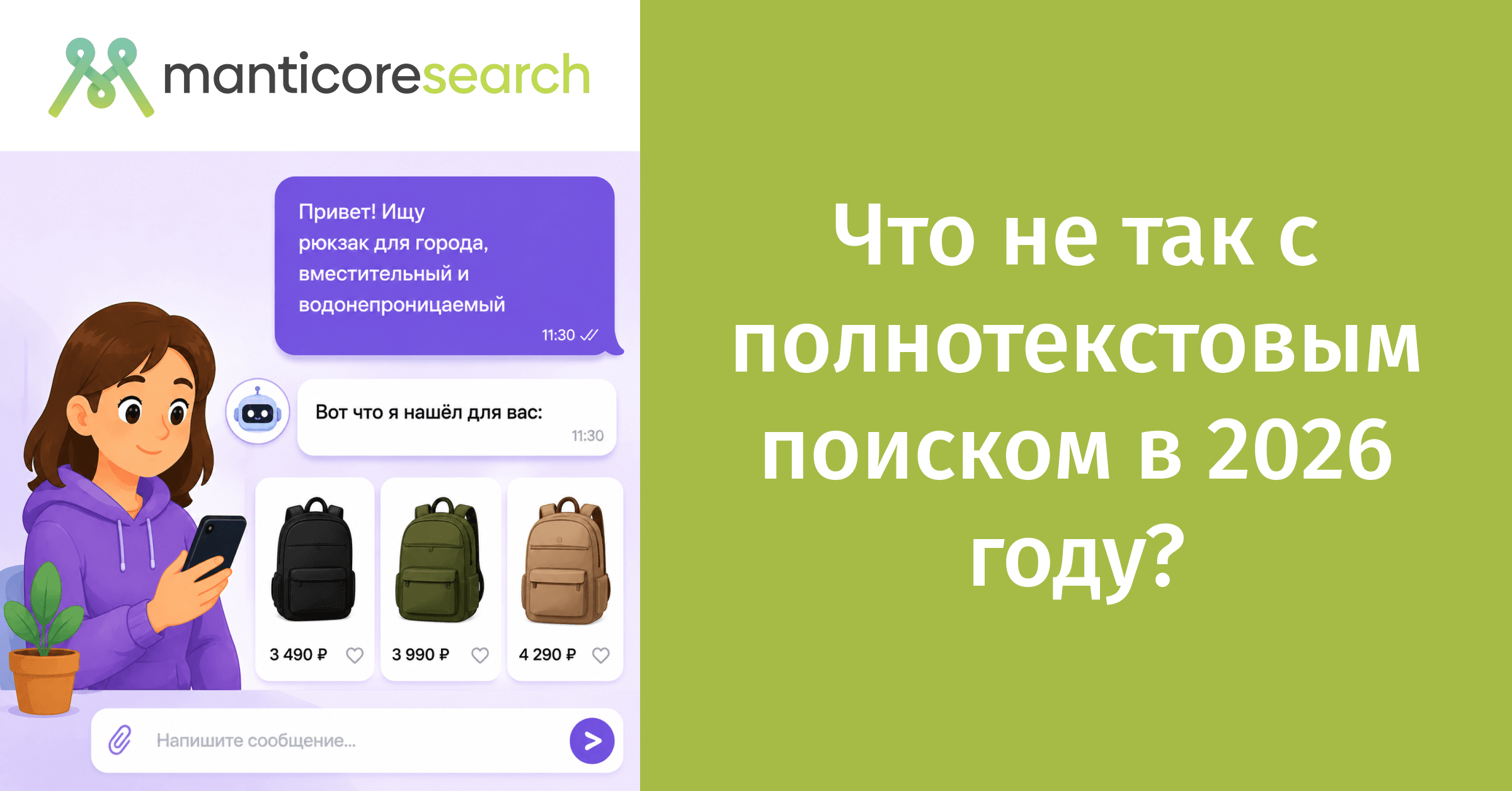 Полнотекстовый поиск всё ещё работает. Просто он не доходит до ответа