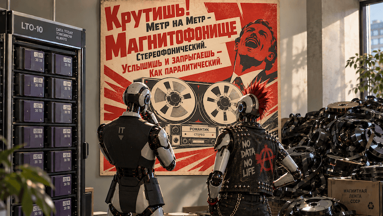 Зачем дата-центрам магнитные ленты: ИИ возвращает технологию из прошлого века