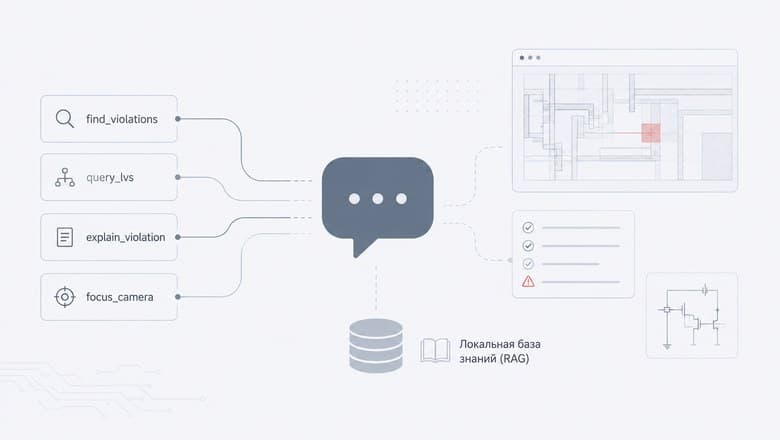 AI-ассистент в десктопном EDA: tool-calling, детерминированный роутер и локальный RAG на BGE-M3
