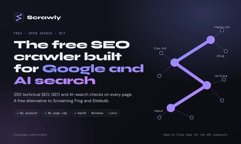 The Free, Open-Source SEO Crawler Built for Google and AI Search