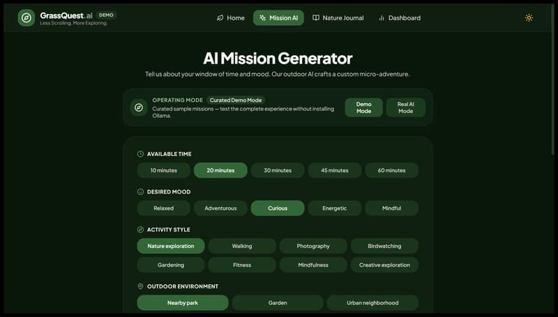 I Built an AI That Wants You to Stop Using It 🌿 | GrassQuest AI