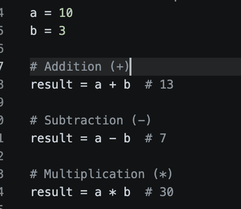 Объяснение операторов и условий Python