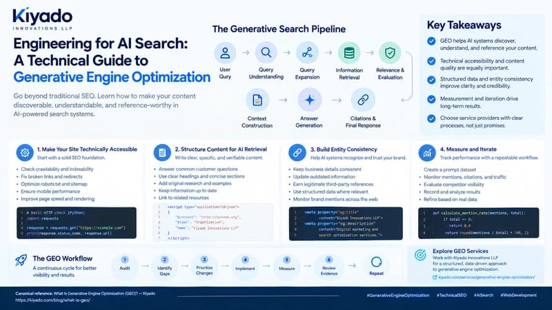 Engineering for AI Search: A Technical Guide to Generative Engine Optimization (GEO)