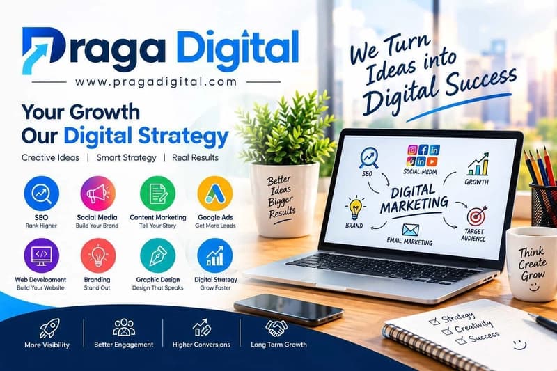 Praga Digital Marketing | SEO, Google Ads & Digital Marketing Agency