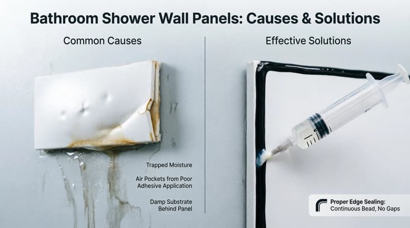 Why Are Shower Panels Bubbling? Causes and Fixes