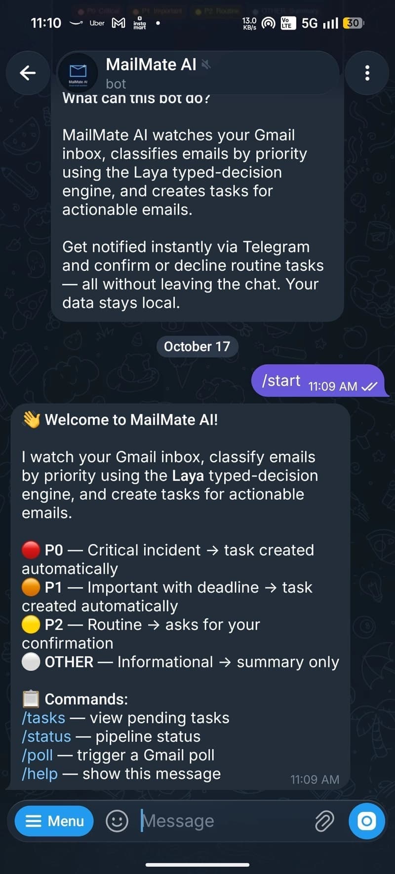 MailMate AI Desktop — помощник по электронной почте с открытым исходным кодом, который суммирует, расставляет приоритеты и создает задачи локально