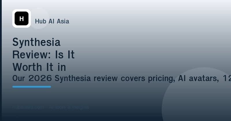 Обзор Synthesia: стоит ли оно того в 2026 году?